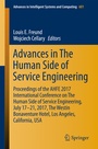Cover: Advances in The Human Side of Service Engineering - Springer