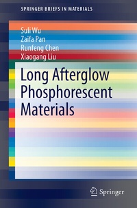 Abbildung von: Long Afterglow Phosphorescent Materials - Springer