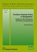 Cover: Fertilizer Subsidy Policy in Bangladesh: - Margraf