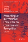 Cover: Proceedings of International Conference on Cognition and Recognition - Springer