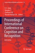 Cover: Proceedings of International Conference on Cognition and Recognition - Springer