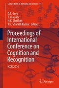 Cover: Proceedings of International Conference on Cognition and Recognition - Springer