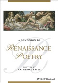 Cover: A Companion to Renaissance Poetry - Wiley