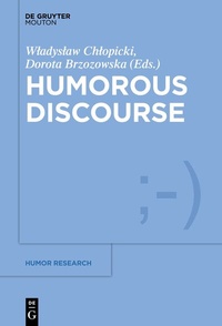 Abbildung von: Humorous Discourse - De Gruyter Mouton