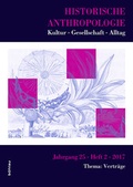 Cover: Historische Anthropologie - B&ouml;hlau
