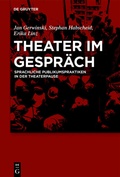 Cover: Theater im Gespr&auml;ch - De Gruyter