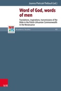 Cover: Word of God, words of men - Vandenhoeck & Ruprecht