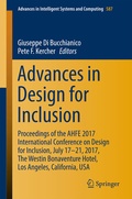 Cover: Advances in Design for Inclusion - Springer