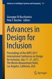 Enlarge image Cover: Advances in Design for Inclusion - Springer