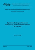 Cover: Signalverarbeitungsverfahren zur Verbesserung der Sprachkommunikation im Fahrzeug - Shaker