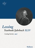 Cover: Lessing Yearbook XLIV 2017 - Wallstein