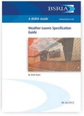 Cover: Weather Louvre Specification Guide - BSRIA