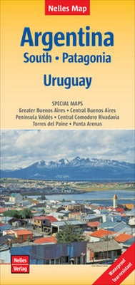 Abbildung von: Nelles Map Landkarte Argentina: South, Patagonia, Uruguay - Freytag-Berndt und ARTARIA