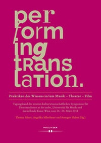 Enlarge image Cover: Performing Translation - Hollitzer Wissenschaftsverlag