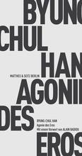 Cover: Agonie des Eros - Matthes & Seitz Berlin