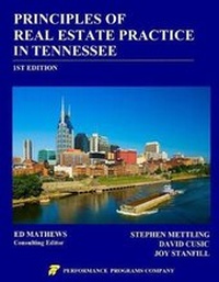 Enlarge image Cover: Principles of Real Estate Practice in Tennessee - Performance Programs Company