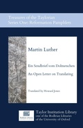 Cover: Ein Sendbrief vom Dolmetschen - An Open Letter on Translating - Taylor Institution Library