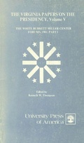 Cover: The Virginia Papers on the Presidency - University Press of America