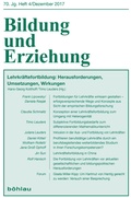 Cover: Lehrkr&auml;ftefortbildung - B&ouml;hlau