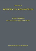Cover: Regesta Pontificum Romanorum - Vandenhoeck & Ruprecht