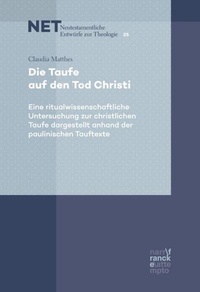 Abbildung von: Die Taufe auf den Tod Christi - Narr Francke Attempto