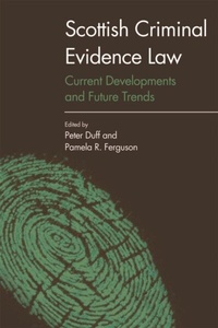 Abbildung von: Scottish Criminal Evidence Law - Edinburgh University Press