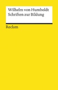 Cover: Schriften zur Bildung - Reclam