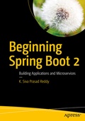 Cover: Beginning Spring Boot 2 - Apress