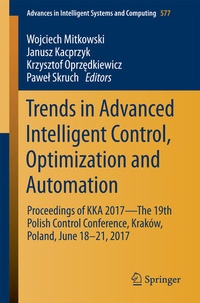 Enlarge image Cover: Trends in Advanced Intelligent Control, Optimization and Automation - Springer