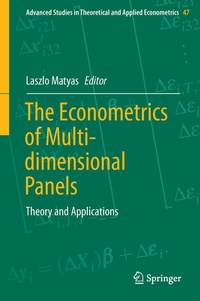 Enlarge image Cover: The Econometrics of Multi-dimensional Panels - Springer