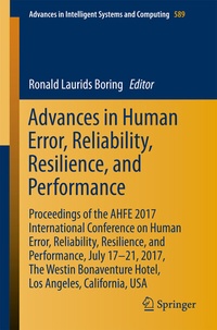 Abbildung von: Advances in Human Error, Reliability, Resilience, and Performance - Springer