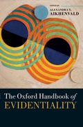 Cover: The Oxford Handbook of Evidentiality - Oxford University Press