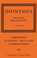 Cover: Dionysius: The Epic Fragments: Volume 56 - Cambridge University Press