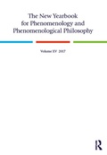Cover: The New Yearbook for Phenomenology and Phenomenological Philosophy - Routledge