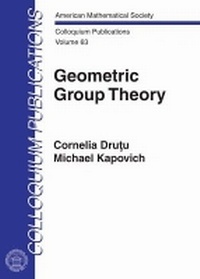 Enlarge image Cover: Geometric Group Theory - American Mathematical Society
