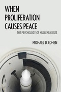 Cover: When Proliferation Causes Peace - Georgetown University Press