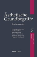 Cover: &Auml;sthetische Grundbegriffe - J.B. Metzler