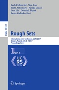 Cover: Rough Sets - Springer
