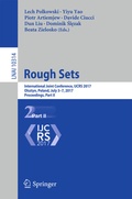 Cover: Rough Sets - Springer