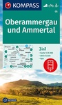Bild: KOMPASS Wanderkarte 05 Oberammergau und Ammertal 1:35.000 - KOMPASS-Karten