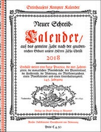 Abbildung von: Steinhausers Kempter Kalender 2018 - Brack Verlag GmbH