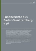 Cover: Fundberichte aus Baden-W&uuml;rttemberg 36 - Regierungspr&auml;sidium Stuttgart Landesamt f&uuml;r Denkmalpflege