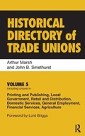 Cover: Historical Directory of Trade Unions - Ashgate Publishing Limited