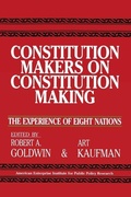 Cover: Constitution Makers on Constitution Making - AEI Press
