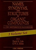 Cover: Names Synonyms and Structures of Organic Compounds - CRC Press