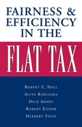 Cover: Fairness and Efficiency in the Flat Tax - AEI Press