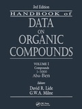 Cover: Handbook of Data on Organic Compounds - CRC Press