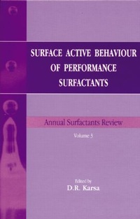 Enlarge image Cover: Surface Active Behaviour of Performance Surfactants - Blackwell