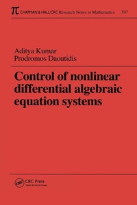 Abbildung von: Control of Nonlinear Differential Algebraic Equation Systems with Applications to Chemical Processes - CRC Press