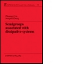 Enlarge image Cover: Semigroups Associated with Dissipative Systems - Chapman & Hall/CRC